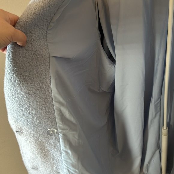 *Michel Studio size 2X boiled wool fully lined winter coat baby blue - Picture 8 of 10